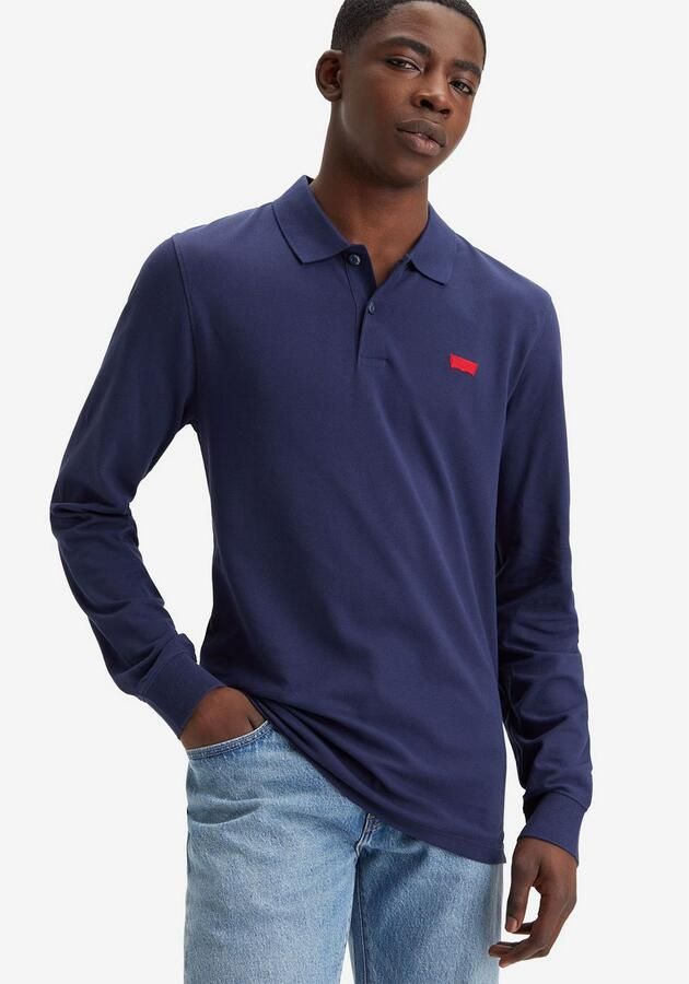 Levi's Veelzijdig Poloshirt met Slim Fit en Lange Mouwen Blue Heren - Foto 4