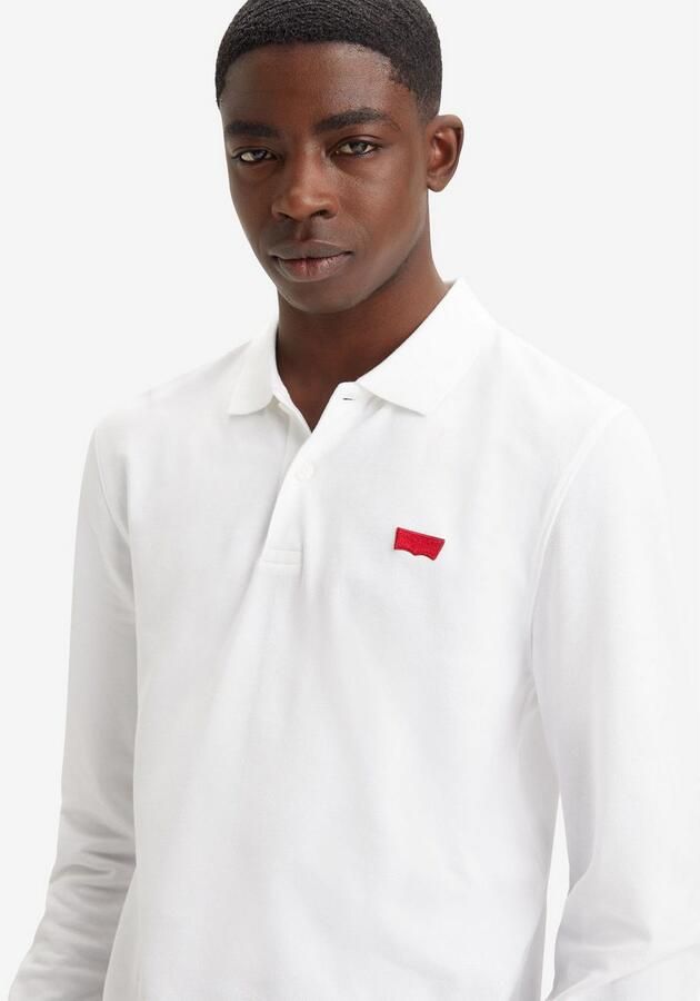 Levi's Poloshirt met lange mouwen met geborduurd logo - Foto 6