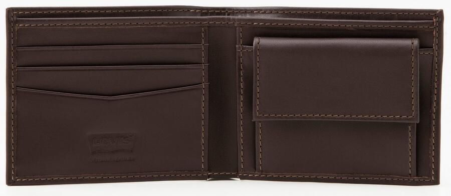 Levi's Portemonnee CASUAL CLASSICS HUNTE COIN BIFOLD BATWIN in praktisch formaat portemonnee herenportemonnee leer - Foto 2