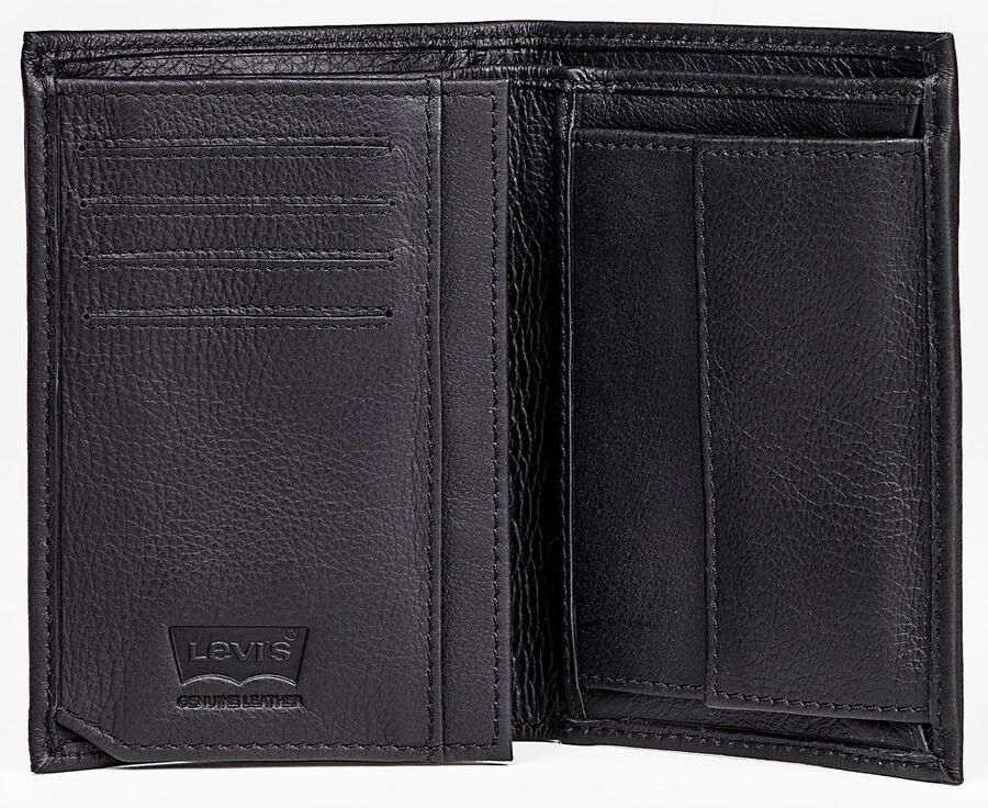 Levi's Portemonnee VINTAGE TWO HORSE VERTICAL COIN WALLET met mooie embossing herenportemonnee van leer - Foto 2