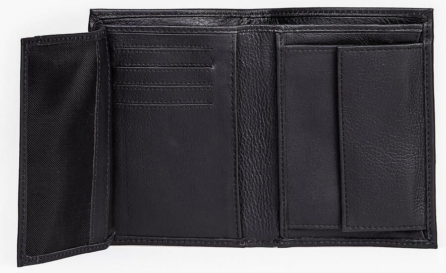 Levi's Portemonnee VINTAGE TWO HORSE VERTICAL COIN WALLET met mooie embossing herenportemonnee van leer