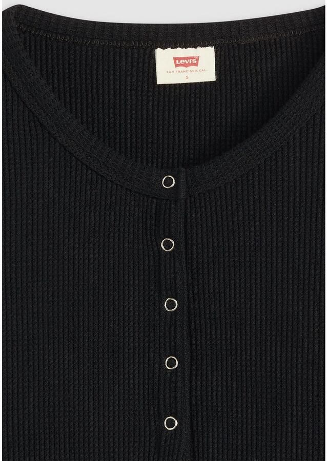 Levi's Shirt met lange mouwen DRY GOODS HENLEY Met wafelstructuur patroon - Foto 2