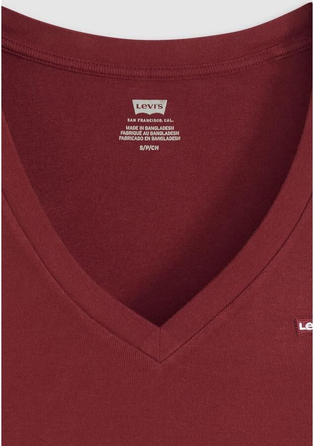 Levi's Shirt met lange mouwen ESSENTIAL HM LS VNECK - Foto 4