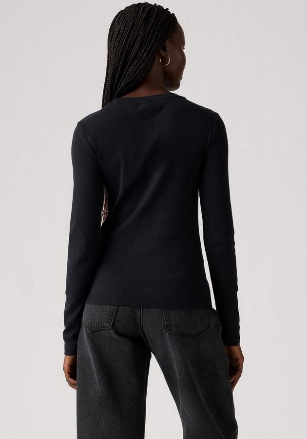 Levi's Shirt met lange mouwen GR ESSENTIAL LS T met glinstersteentjes - Foto 5