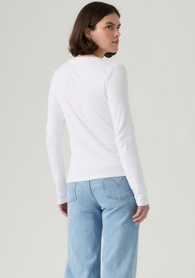 Levi's Shirt met lange mouwen GR ESSENTIAL LS T met glinstersteentjes - Foto 5