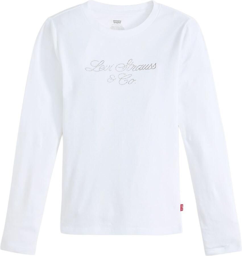 Levi's Shirt met lange mouwen GR ESSENTIAL LS T met glinstersteentjes