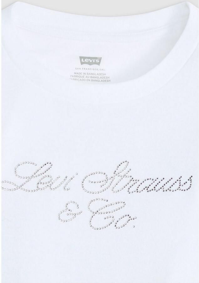 Levi's Shirt met lange mouwen GR ESSENTIAL LS T met glinstersteentjes - Foto 2