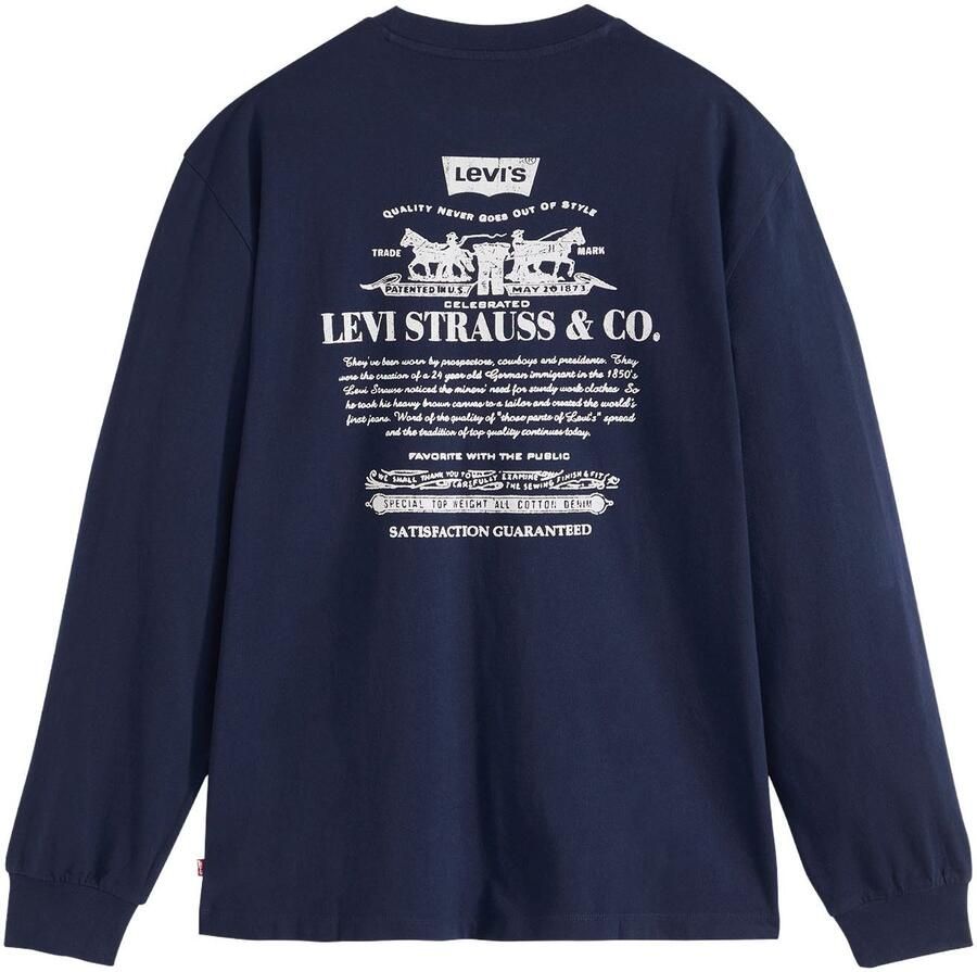 Levi's Shirt met lange mouwen LS GRAPHIC AUTHENTIC TEE