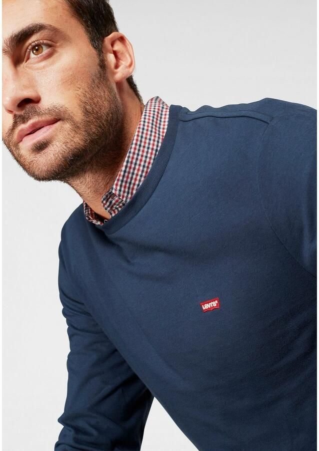 Levi's Wollen trui ORIGINAL HM SWEATER in klassieke ronde halsvorm - Foto 3
