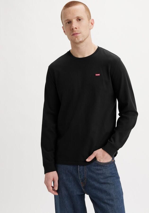 Levis LEVI'S Long Sleeve Small Logo Batwing T-Shirt Black- Heren Black - Foto 6