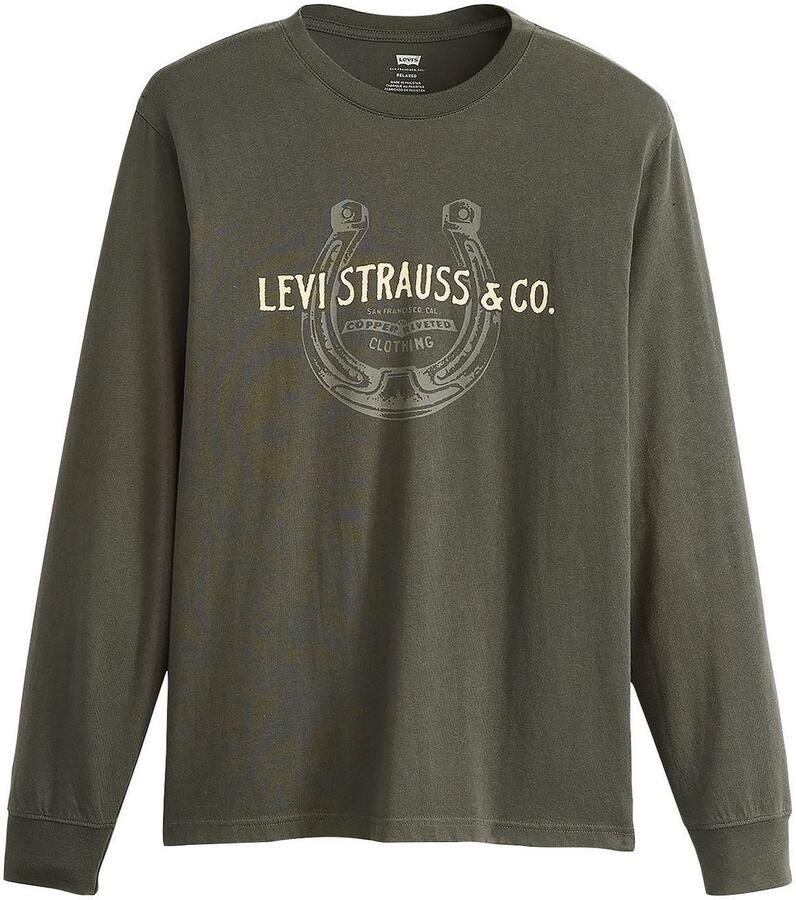Levi's Shirt met lange mouwen RELAXED LS GRAPHIC TEE