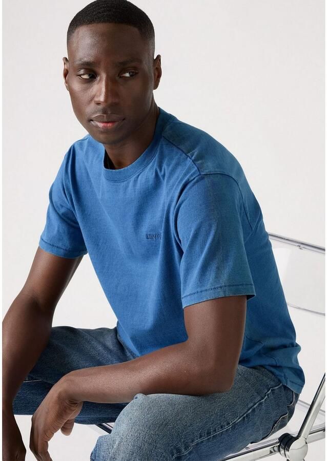 Levi's T-shirt Korte Mouw Levis A0637 0173 VINTAGE TEE-TRUE INDIGO TEE - Foto 3