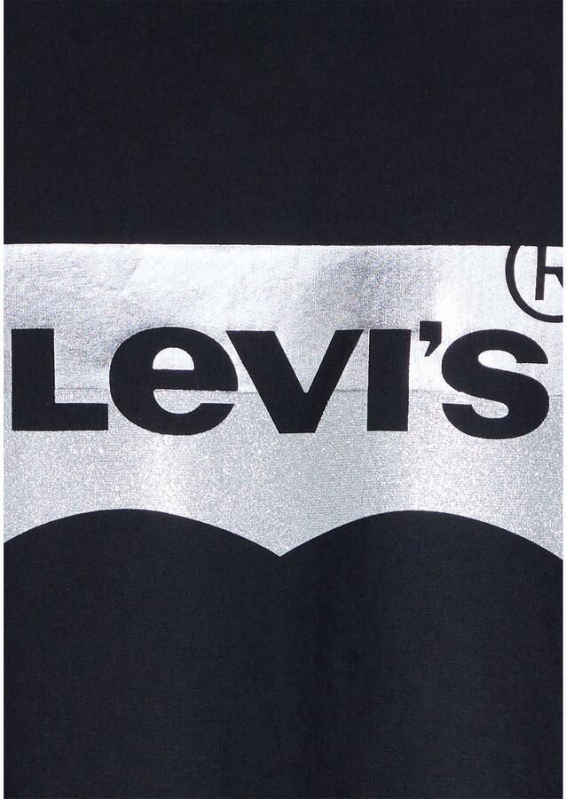 Levi's Shirt met ronde hals The Perfect Tee met logo in metallic-holoprint