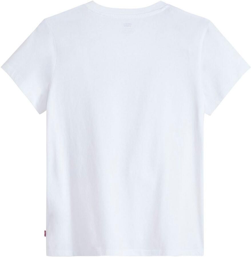 Levi's Shirt met ronde hals The Perfect Tee met logo in metallic-holoprint