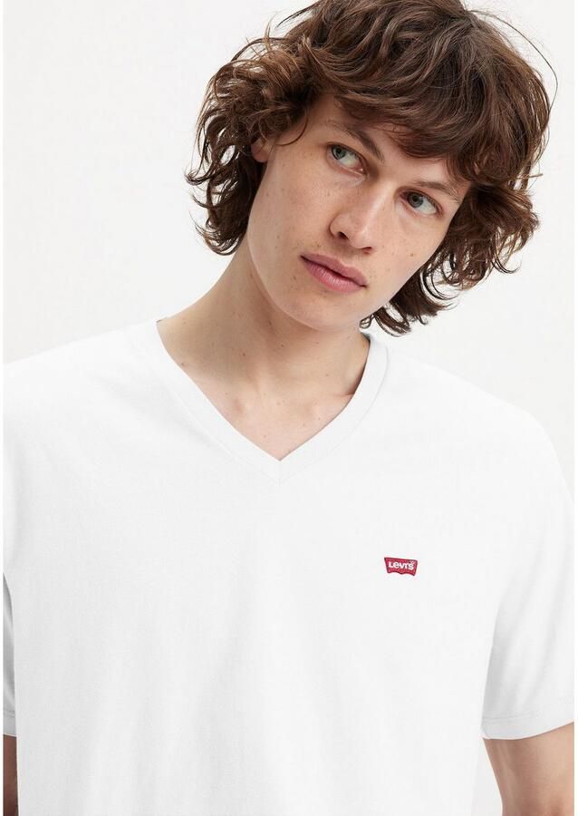 Levi's Heren Wit T-shirt Korte Mouw White Heren - Foto 3