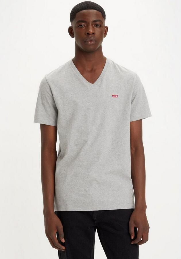 Levi's Shirt met V-hals LE ORIGINAL HM VNECK met geborduurd logo - Foto 2