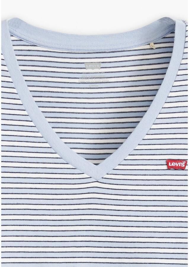 Levi's Shirt met V-hals PERFECT VNECK met mini-batwing-logoborduursel - Foto 2