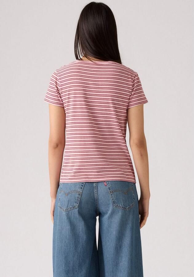 Levi's Shirt met V-hals PERFECT VNECK met mini-batwing-logoborduursel - Foto 5