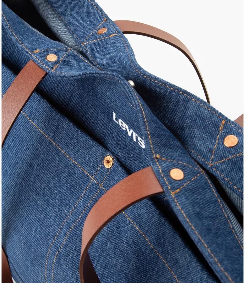 Levi's Dames Heritage Tote-All Blauwe schoudertas Blue Dames