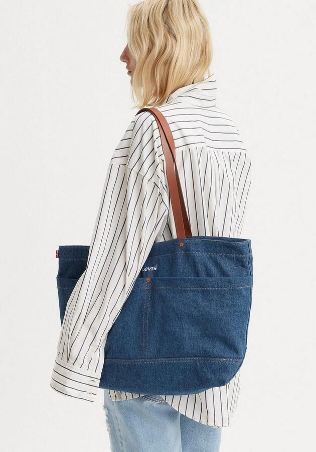 Levi's Dames Heritage Tote-All Blauwe schoudertas Blue Dames - Foto 3