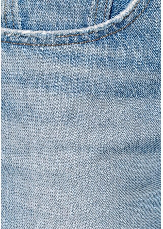 Levi's Blauwe effen dames shorts met ritssluiting en knoopsluiting Blue Dames - Foto 8