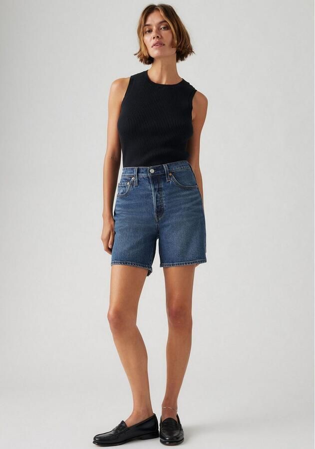 Levi's Short 501MID THIGH SH Zomerbroek denim jeans in katoenkwaliteit - Foto 3