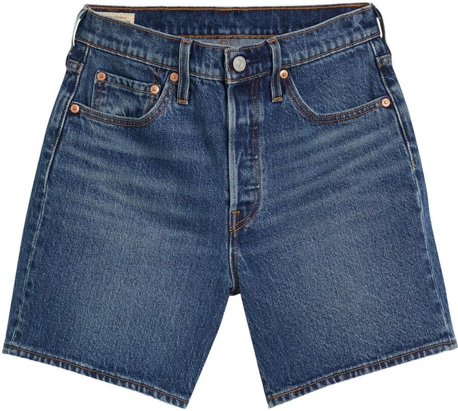 Levi's Short 501MID THIGH SH Zomerbroek denim jeans in katoenkwaliteit