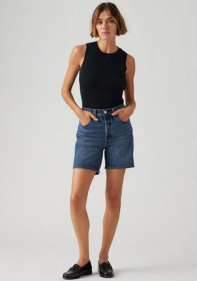 Levi's Short 501MID THIGH SH Zomerbroek denim jeans in katoenkwaliteit - Foto 6