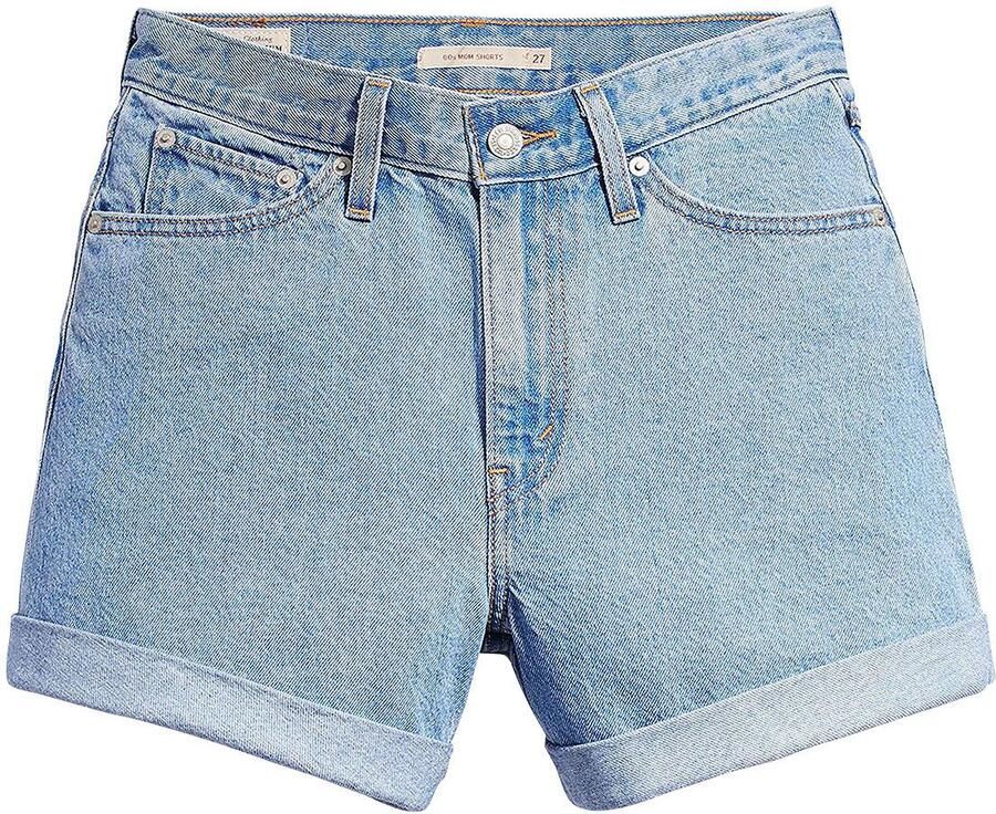 Levi's Opgerolde 80s Mom Shorts Blue Dames - Foto 2