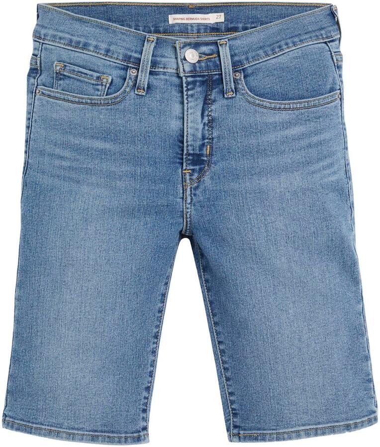 Levi's Short SHAPING BERMUDA Zomerbroek in five-pocket style