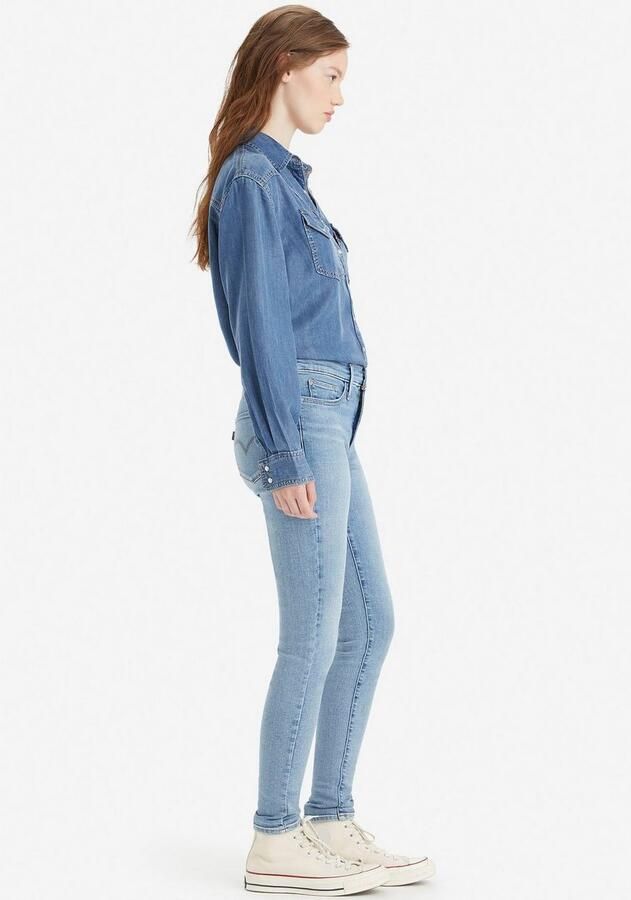 Levi's 300 Shaping super skinny fit jeans in 5-pocketmodel - Foto 5