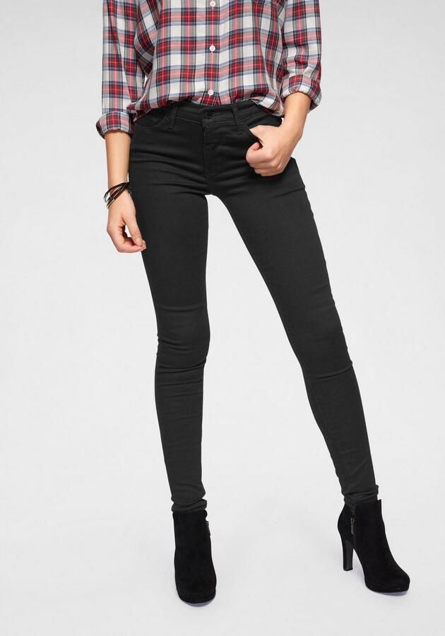 Levi's 300 Shaping super skinny fit jeans met stretch model 310 'Water - Foto 6