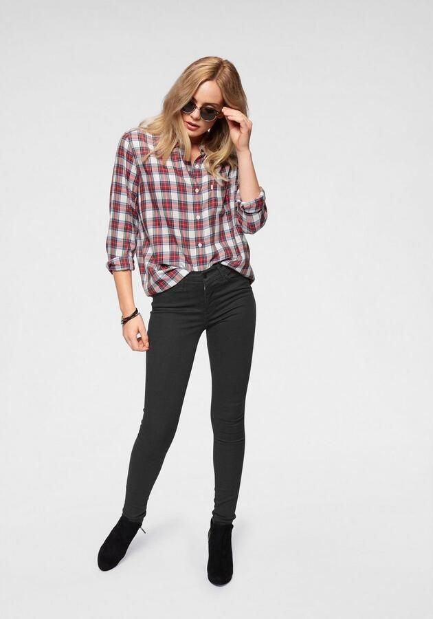 Levi's 300 Shaping super skinny fit jeans met stretch model 310 'Water - Foto 16