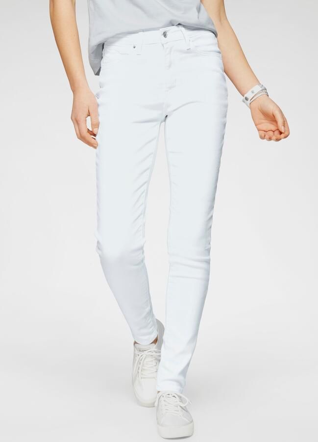Levi's Skinny fit high rise jeans met stretch model '721' 'Water - Foto 5