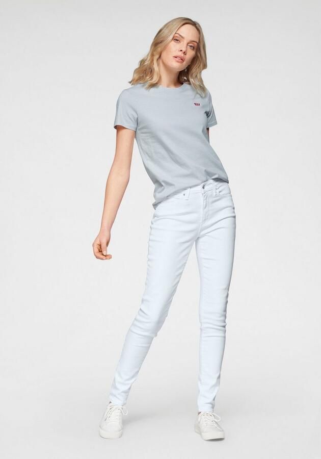 Levi's Skinny fit high rise jeans met stretch model '721' 'Water - Foto 3