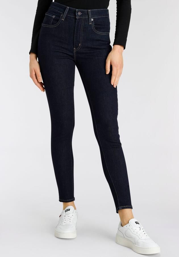 Levi's 721 high waist skinny jeans dark blue denim - Foto 11