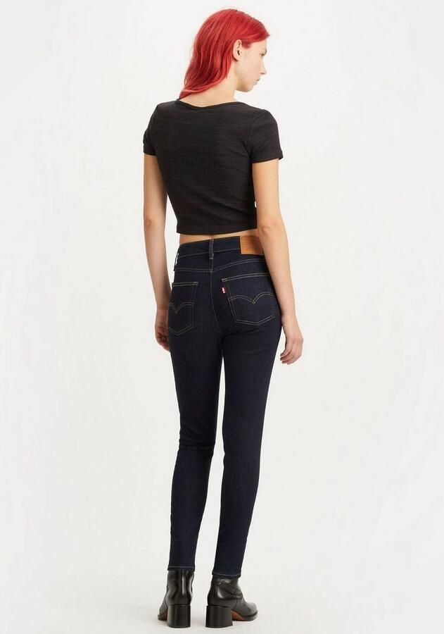 Levi's 721 high waist skinny jeans dark blue denim - Foto 6