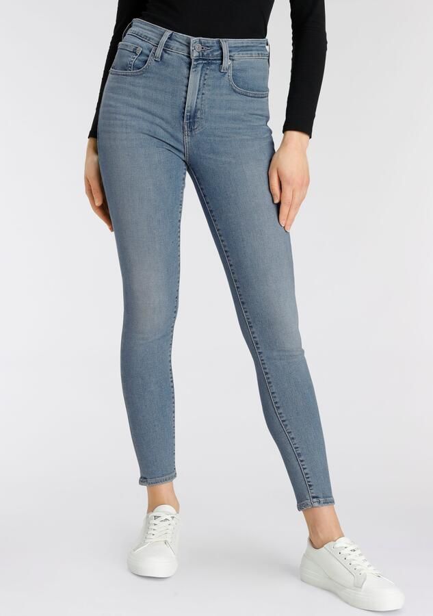 Levi's 721 high waist skinny jeans light blue denim - Foto 11