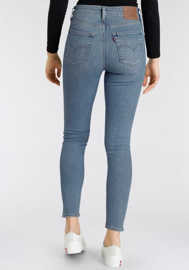 Levi's 721 high waist skinny jeans light blue denim - Foto 9