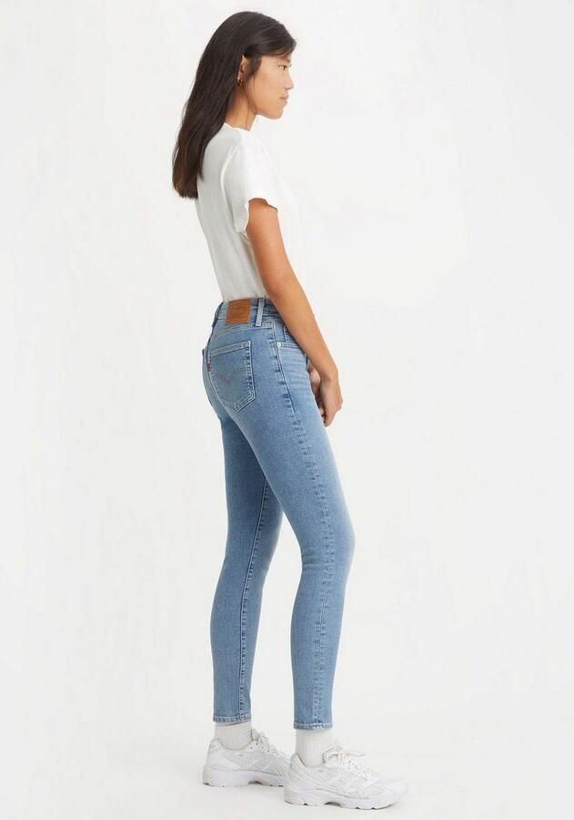 Levi's 721 high waist skinny jeans light blue denim - Foto 7