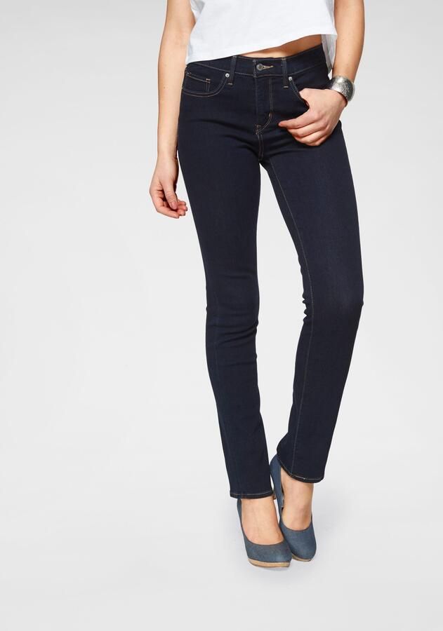 Levi's 300 Shaping slim fit jeans met stretch model '312' 'Water - Foto 16