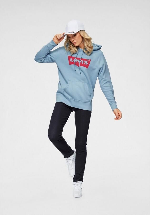 Levi's 300 Shaping slim fit jeans met stretch model '312' 'Water - Foto 10