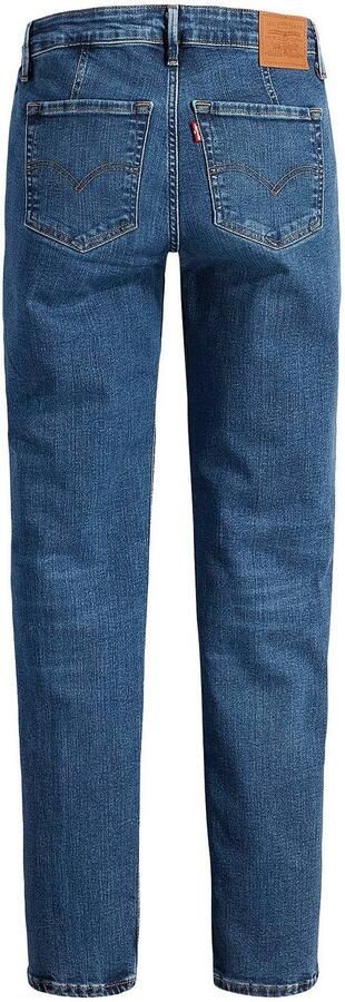 Levi's 712 high waist slim fit jeans medium blue denim - Foto 6