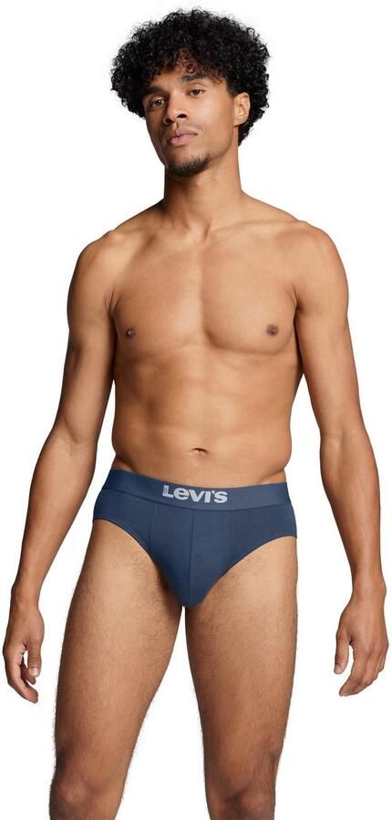 Levi's Slip LEVIS MEN SOLID BASIC BRIEF ORG CO 2P met contrasterend logoband zonder ingreep (Set van 2) - Foto 5
