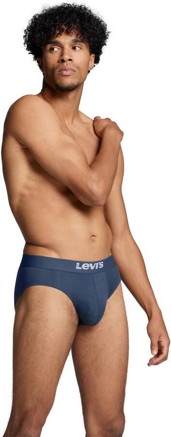Levi's Slip LEVIS MEN SOLID BASIC BRIEF ORG CO 2P met contrasterend logoband zonder ingreep (Set van 2) - Foto 7