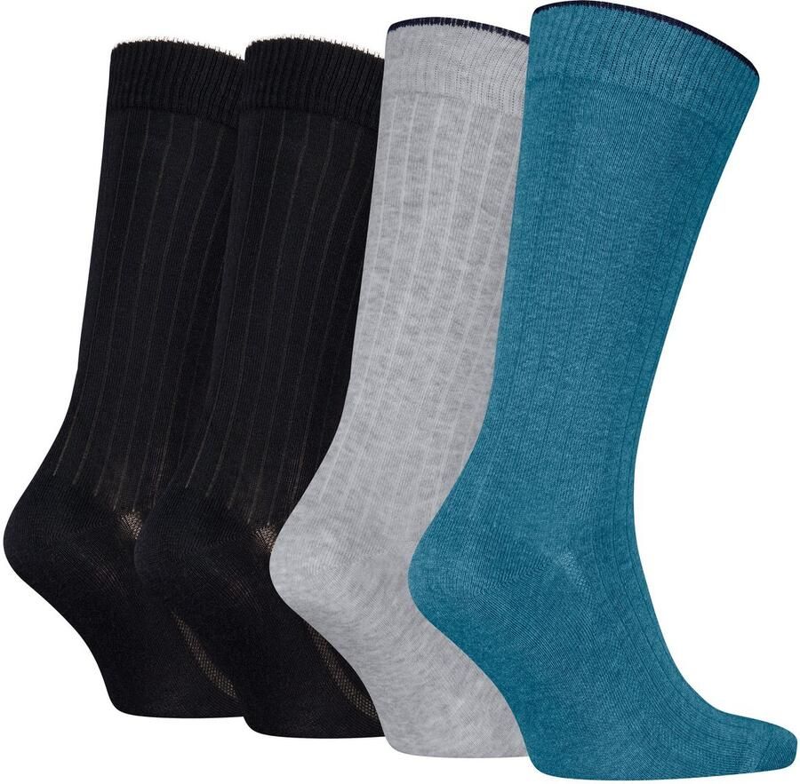 Levi's Sokken LEVIS REG CUT RIB LOGO 4P ECOM (4 paar)