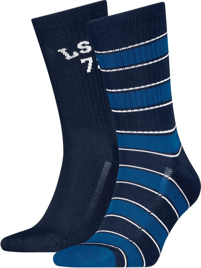 Levi's Sokken LEVIS REG CUT RUGBY STRIPE 2P met aangenaam zacht draaggevoel (2 paar) - Foto 2