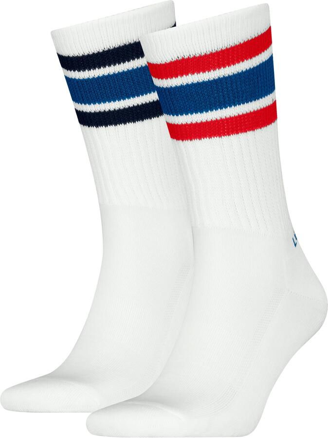 Levi's Sokken LEVIS REG CUT SPORT 2P met sportieve streep-patronen (2 paar) - Foto 2