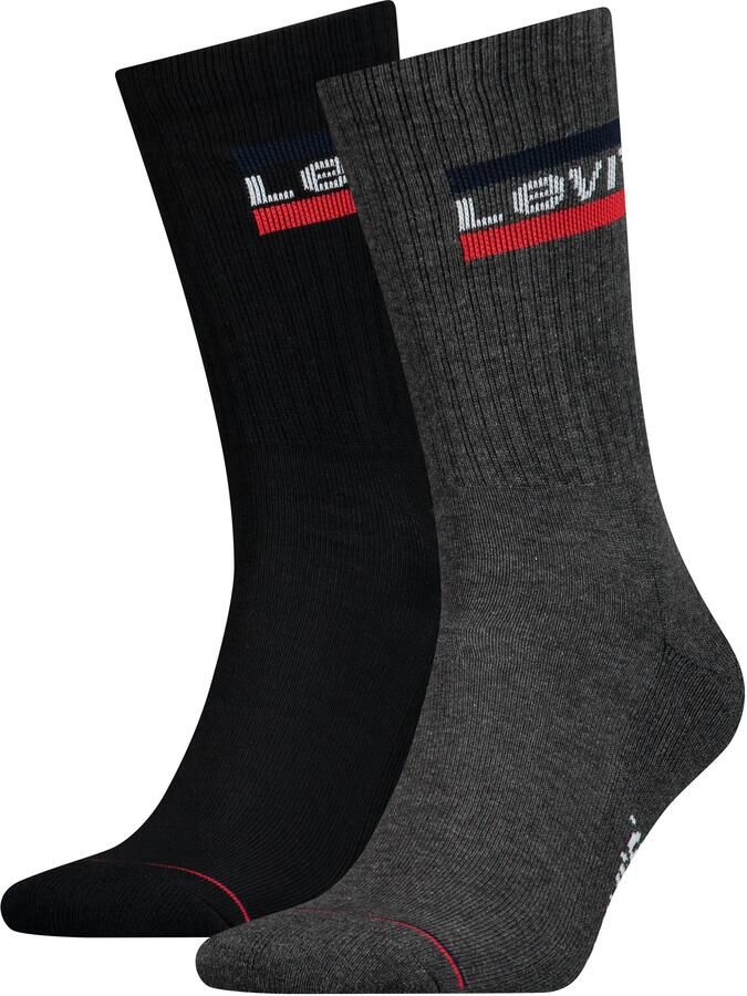 Levi's Sokken LEVIS REGULAR CUT SPRTWR LOGO 2P (2 paar Set van 2)