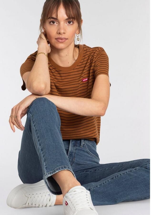 Levi's 300 Straight fit jeans met labelpatch model ''314™ SHAPING STRAIGHT'' - Foto 9